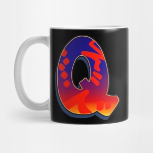 Letter Q - Night Sky Mug